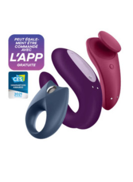 Coffret 3 sextoys connectés Partner Box 3 Satisfyer - CC597770